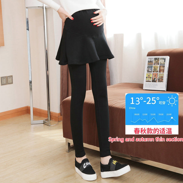Adjustable Waist Maternity Leggings for Fall/Winter