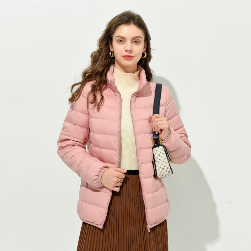 Women's Stand-Collar Puffer Down Jacket