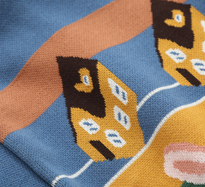 Multicolor Knit Sweater for Fall and Winter