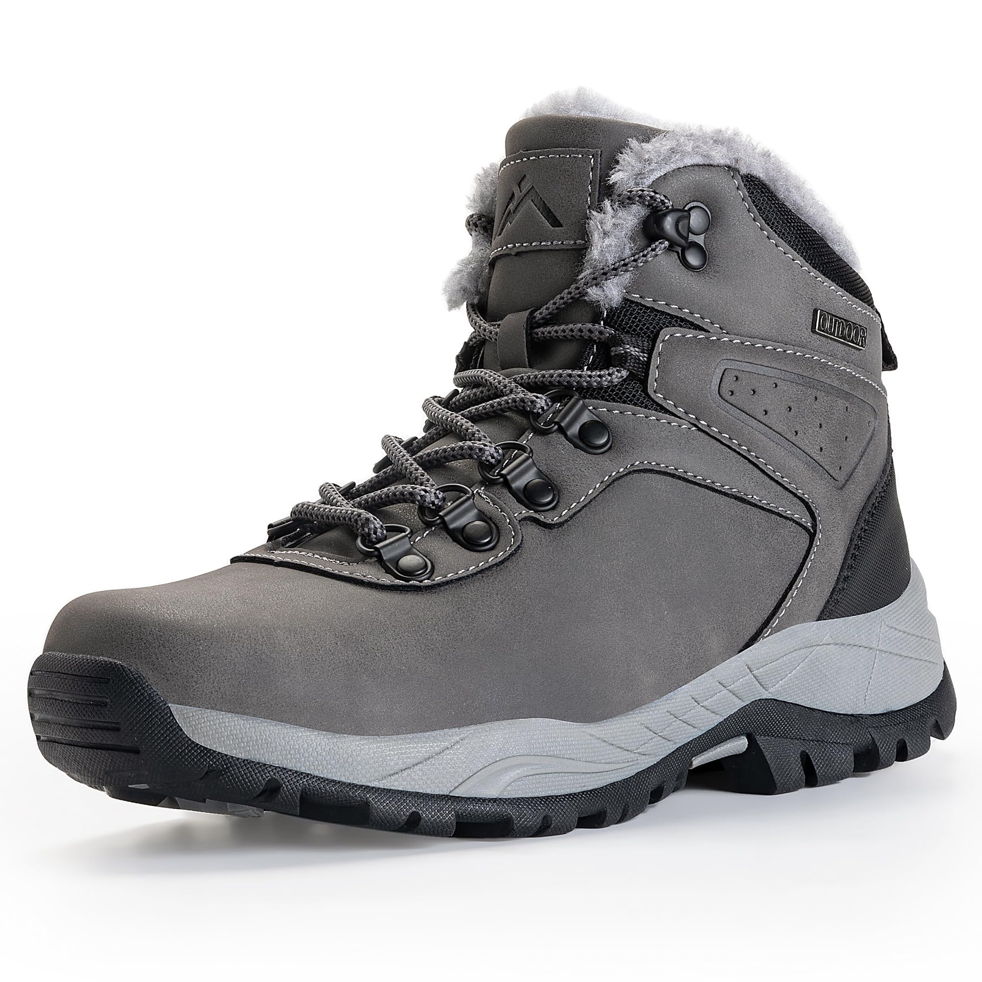 CC-Los Waterproof Winter Snow Boots for Women – Warm Outdoor Hiking Booties Ladies Work Shoes