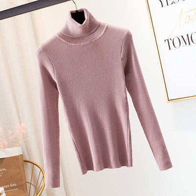 Women's Fitted Turtleneck Sweater for Fall/Winter