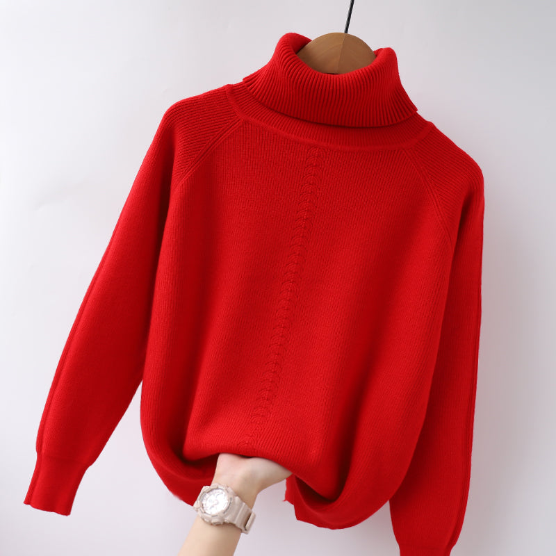 Women's Oversized Turtleneck Sweater for Fall/Winter