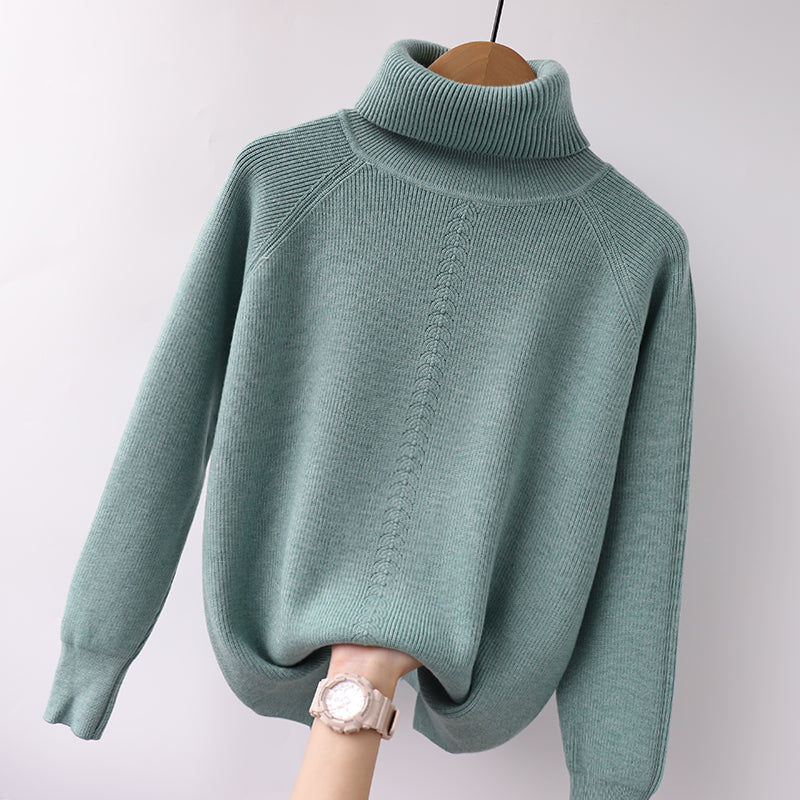 Women's Oversized Turtleneck Sweater for Fall/Winter