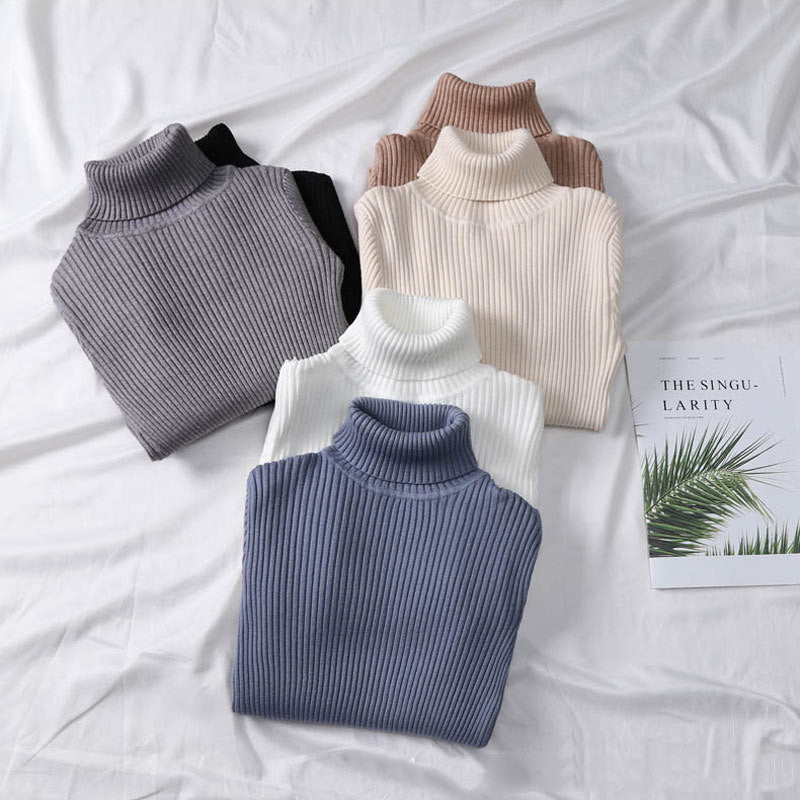 Women's Fitted Turtleneck Sweater for Fall/Winter
