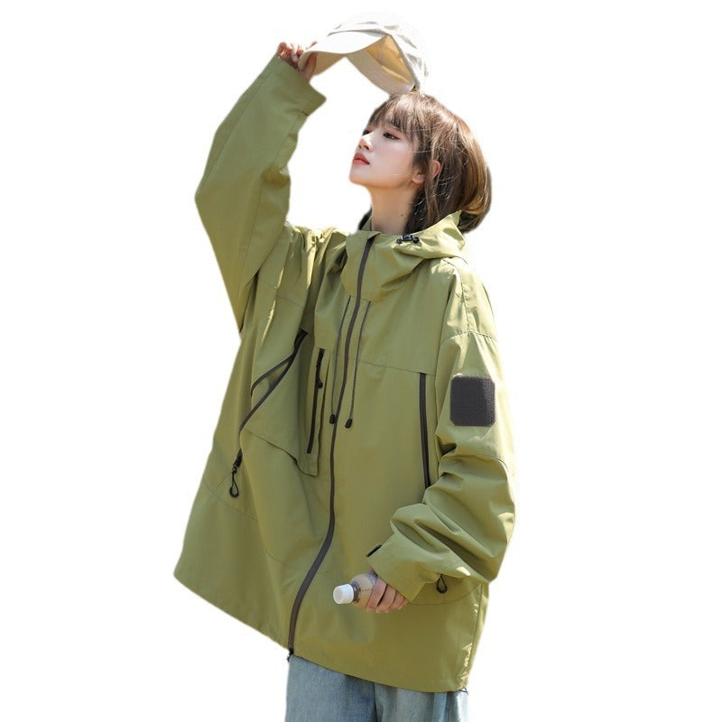 Women's Versatile Windbreaker Jacket for Fall/Winter
