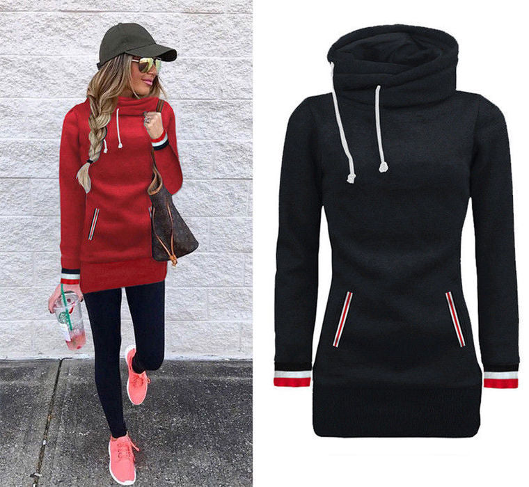 Hooded Fleece Sweatshirt for Fall and Winter