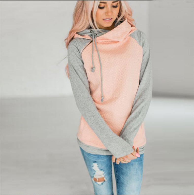 2017 Women's Fall/Winter Hooded Zip Sweatshirt