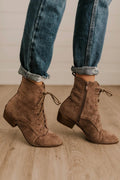 Casual Low Square Heel Women's Martin Boots for Fall/Winter