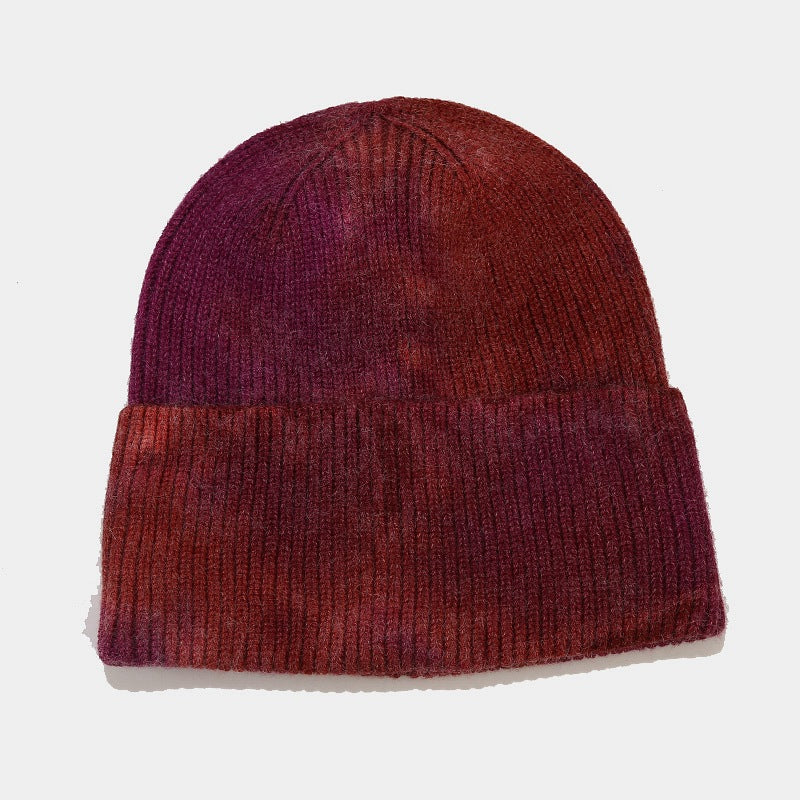 Ladies' Knitted Hat for Autumn and Winter Outdoors