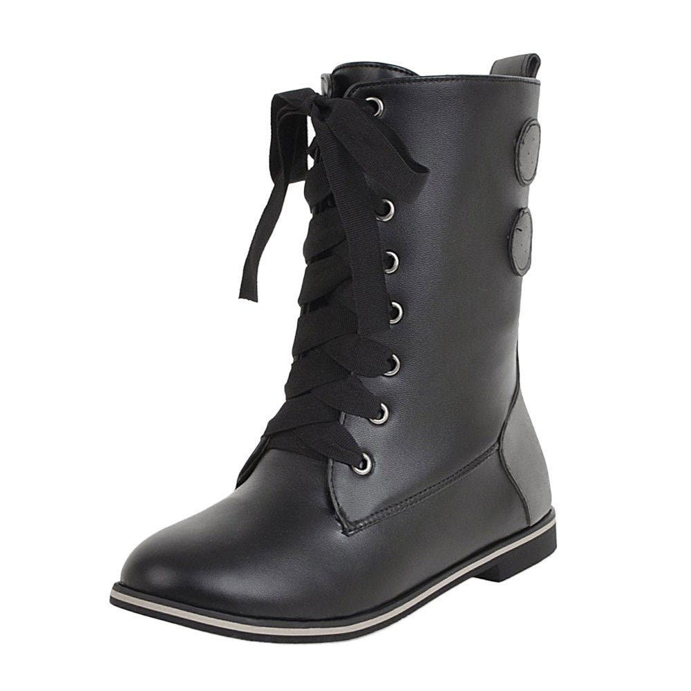 Color-Block Low Ankle Boots for Women (Fall/Winter)