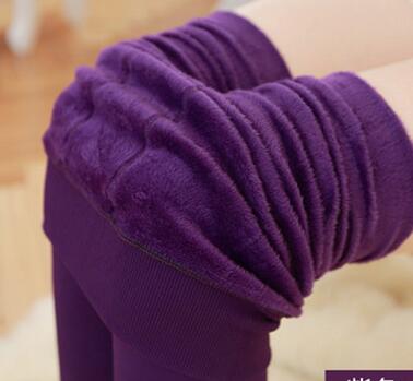 Thickened Fleece Leggings for Fall and Winter