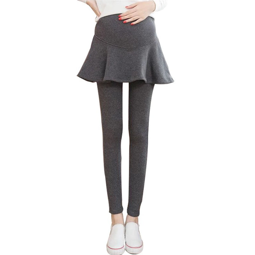Adjustable Waist Maternity Leggings for Fall/Winter