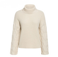 Women's Oversized Turtleneck Sweater for Fall/Winter