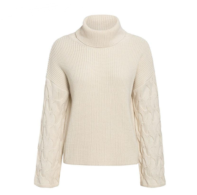 Women's Oversized Turtleneck Sweater for Fall/Winter