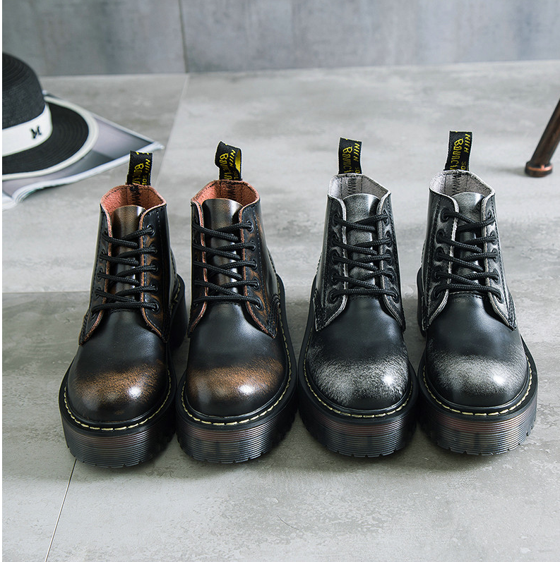 Women's Chunky Sole Martin Ankle Boots for Fall/Winter