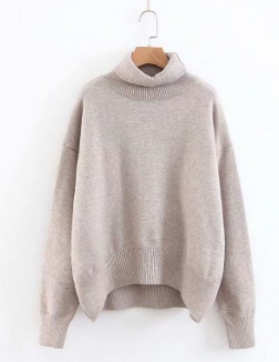 Comfortable Minimalist Knit Sweater for Fall/Winter