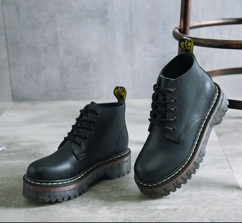 Women's Chunky Sole Martin Ankle Boots for Fall/Winter