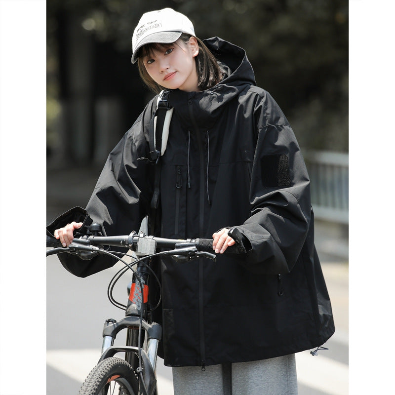 Women's Versatile Windbreaker Jacket for Fall/Winter