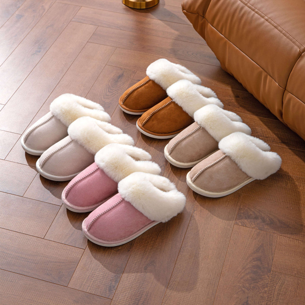 Women's Thick Plush Indoor Slippers