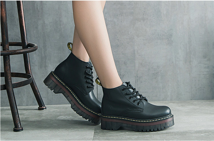 Women's Chunky Sole Martin Ankle Boots for Fall/Winter