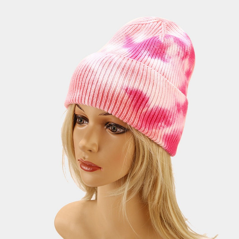 Ladies' Knitted Hat for Autumn and Winter Outdoors