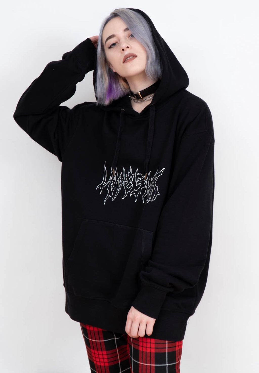 Women's Hooded Sweatshirt - Loose Fleece Fall/Winter