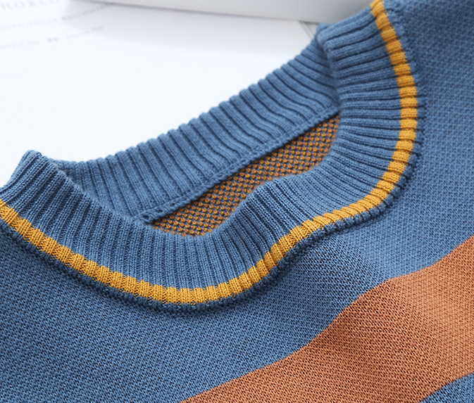 Multicolor Knit Sweater for Fall and Winter