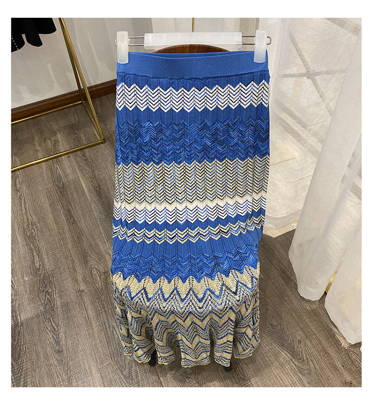 Winter Ladies Crochet Knitted Skirt