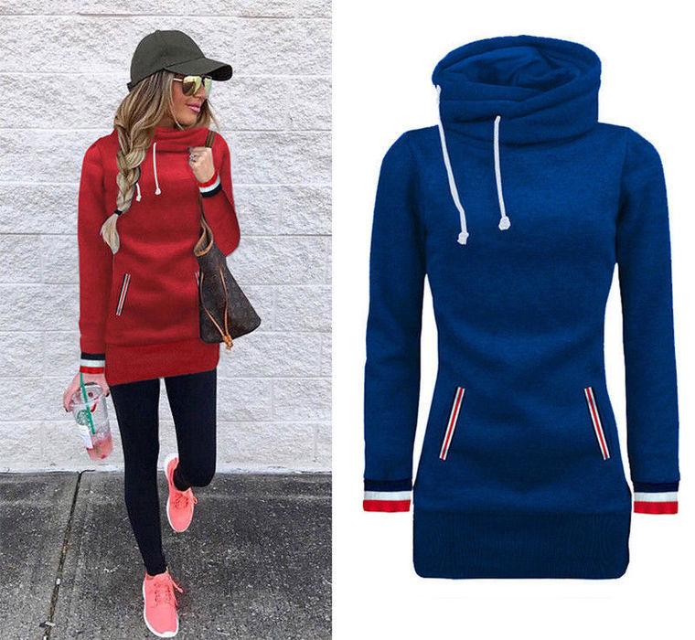 Hooded Fleece Sweatshirt for Fall and Winter